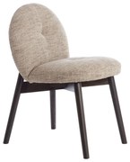 Бежови тапицирани трапезни столове в комплект 2 бр. Sinosa – Light & Living