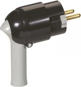 Legrand Щепсел черен Шуко/Фр.стандарт 2P+Т с ръкохватка за лесно изваждане 16A  - 050176