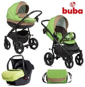 Комбинирана бебешка количка 3в1 Bella BUBA - green