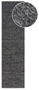 Тъмносива ръчно изработена пътека със смес от вълна 60x230 cm Minerals – Flair Rugs