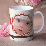 Чаша със снимка - Коледни бухалчета