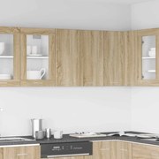 849620 vidaXL Висящ шкаф "Lyon" дъб сонома 60x31x60 см, инженерно дърво