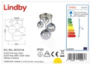 Lindby - Плафон RAVENA 2xE27/40W/230V + 2xE27/25W/230V