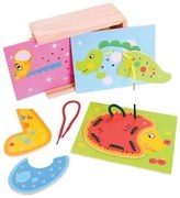 Bigjigs - Дървена игра с връзки