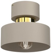 Плафон MARTI 1xE27/15W/230V бежов/златист