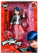 Miraculous - Калинката и Котарака Фигура герой Маринет с костюм на Калинката и Kwami