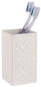 Бяла керамична чаша за четки за зъби Cordoba - Wenko