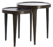 Метална кръгла странична масичка ø 43 cm Tobias – Light &amp; Living