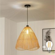 Brilagi - LED полилей на кабел CERIA BOHO 1xE27/40W/230V Ø 70 см кафяв