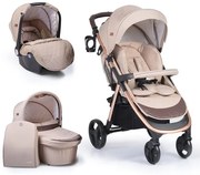 Комбинирана детска количка Noble 3в1 CANGAROO - бежова
