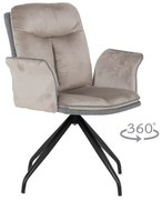 Трапезен стол MARLOW - мишо сив BF 2