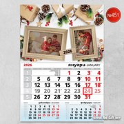 Kалендар с 2 снимки - Коледни моменти