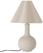 Кремава настолна лампа с текстилен абажур (височина 60 cm) Heide – Bloomingville