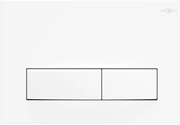 Mexen Fenix 09 бутон за промиване, бял матов - 600920