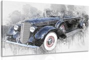 Картина на платно – Исторически ретро автомобил