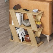 Меламинов страничен масичка Lazena в цвят дъб 60x22x57см.
