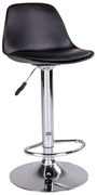Черни въртящи се бар столове в комплект от 2 броя 82 cm Trondheim - House Nordic