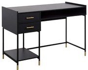 Бюро atmosphera Tedy, 2 чекмеджета, MDF, Черен