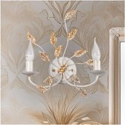 ONLI - Аплик COLLANA 1xE14/6W/230V бял/златист