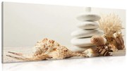 Картина на платно – Зен камъни с миди