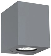 Nordlux - LED Външно стенно осветително тяло CANTO 2xLED/5W/230V IP44 сиво