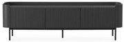 Черна маса за телевизор 180x55x40 cm Willa – MOME