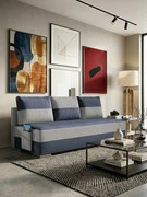 Разтегателен диван Atlas-Gray - blue