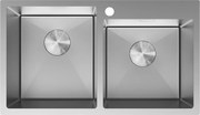 Mexen Xorin мивка стоманена 2-коморна 780 x 450 mm, инокс - 6441782000-01