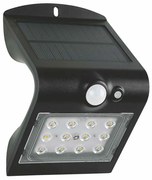 LED Соларно осветително тяло за стена с LED сензор / 1.5W IP65