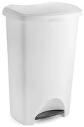 Бяла кофа за боклук с педали и капак, 41 x 33 x 62,5 cm - Addis