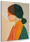 Картина на платно – Japandi красотата на жената