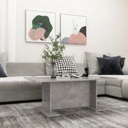 806844 vidaXL Маса за кафе, бетонно сива, 103,5x60x40 см, инженерно дърво