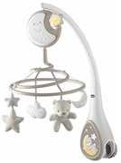 Chicco - Музикална въртележка за креватче 3в1 NEXT2DREAMS 3xAA сив