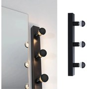 Paulmann 80097 - 3xE14/40W IP44 Лампа за огледало в баня REGULA 230V черен