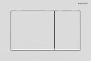 Geberit 115.080.01.1 - Бутон за изплакване Omega30 21,2x14,2 см бял