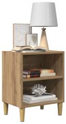 856419 vidaXL Нощни шкафчета, 2 бр, дъб артизан, 40x30x50 см, инженерно дърво