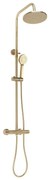 REA-P2323 - Комплект за душ с термостатен смесител PAROT, четкано злато