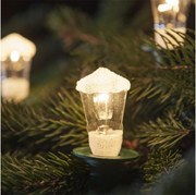 Осветителна верига LUCERNA — 12 гнезда E10, 10,7 м, топло бяло