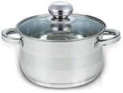 Тенджера с капак SAPIR SP 1210 GI20, 3.9 литра, 20x12.5 см, Многослойно дъно, Индукция, Инокс