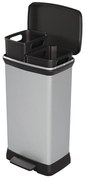 Пластмасов контейнер за сортирани отпадъци/педал 23+23 л Deco - Curver