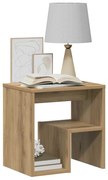 856529 vidaXL Нощни шкафчета, 2 бр, дъб артизан, 40x30x40 см, инженерно дърво