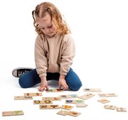 Bigjigs - Дървен пъзел - Противоположности 34028