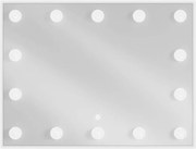 Mexen Dona осветено огледало за баня 80 x 60 см, LED 6000K, анти-пара - 9818-080-060-611-00