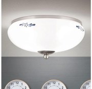 Orion DL 7-673- Плафон LANDHAUS 2xE27/60W/230V Ø 28 см мм хром/бял