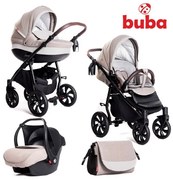 Бебешка количка 3в1 Estilo BUBA - светло сива
