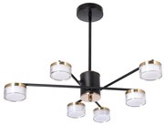 LED Полилей 6xLED/6W/230V 3000-6500K Ø 59 см златист/черен