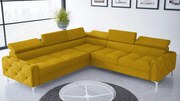 Ъглов диван Almeria I-Moustardi-Right