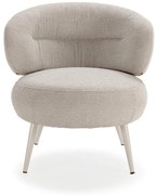 Бежово кресло Liva – MOME