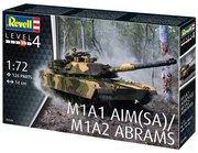 Сглобяем модел, Revell, M1A1 AIM(SA)/ M1A2 Abrams, 126 части