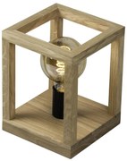 Spot-Light 7154174 - Настолна лампа KAGO 1xE27/60W/230V в цвят матов дъб